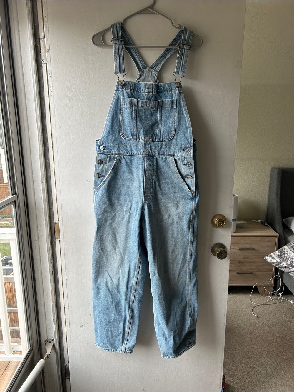 Abercrombie Denim Overalls Size M